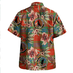 Abernethy Ancient Tartan Clan Crest Badge Aloha Hawaiian Shirt Tropical Old Style II42 Abernethy Ancient Tartan Tartan Today