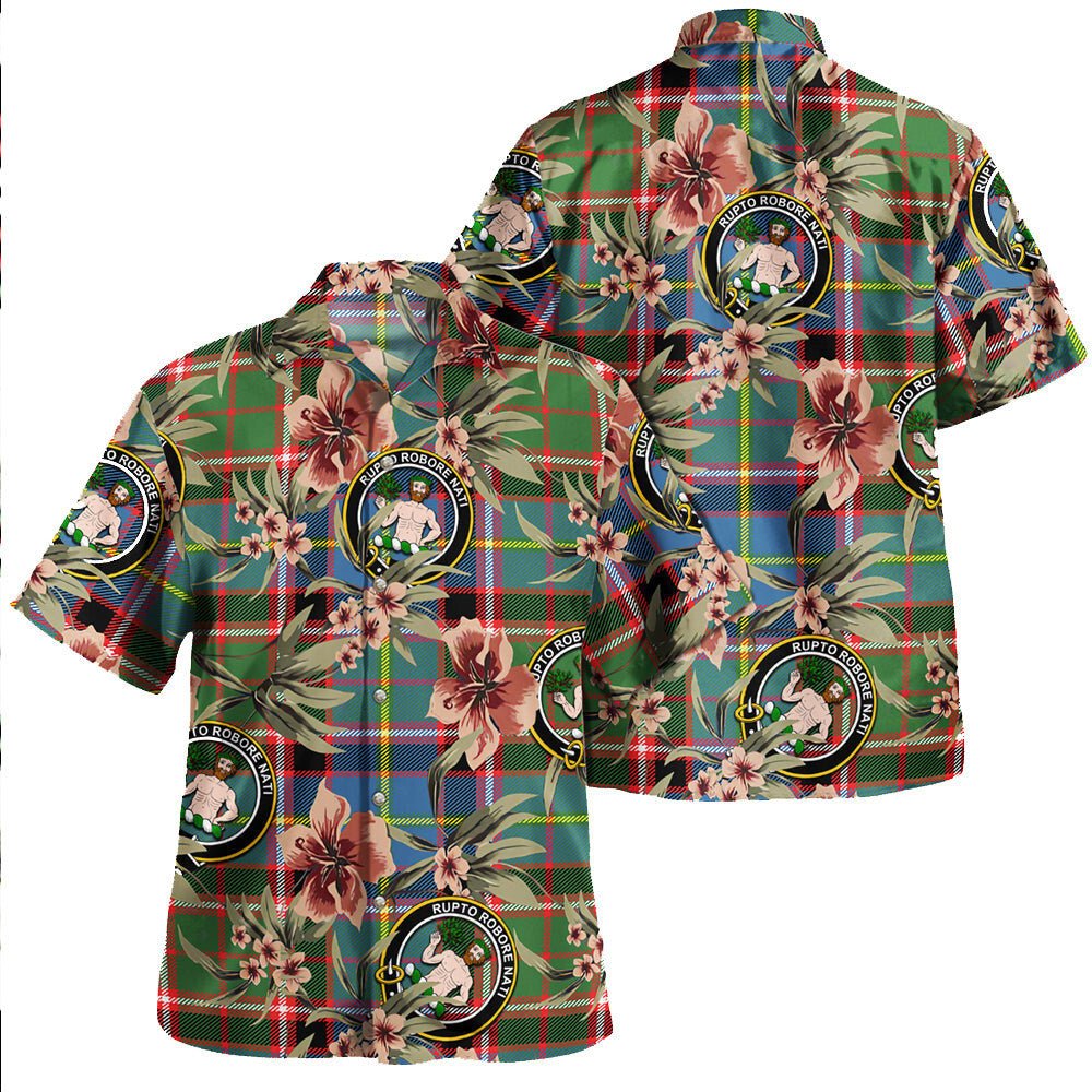 Aikenhead Tartan Clan Crest Badge Aloha Hawaiian Shirt Tropical Old Style TA54 Aikenhead Tartan Tartan Today