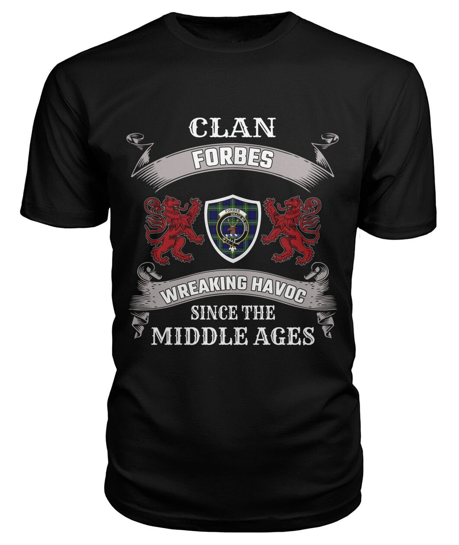 Clan Forbes Family Tartan 2D T-ShirtCR73 Forbes Tartan 2D T-Shirt Tartan T-Shirt Black S Forbes Tartan 2D T-Shirt