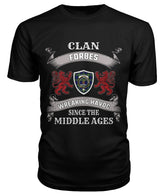 Clan Forbes Family Tartan 2D T-ShirtCR73 Forbes Tartan 2D T-Shirt Tartan T-Shirt Black S Forbes Tartan 2D T-Shirt