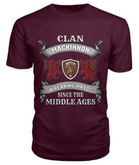 Clan MacKinnon Family Tartan 2D T-ShirtDC39 MacKinnon Tartan 2D T-Shirt Tartan T-Shirt Maroon S MacKinnon Tartan 2D T-Shirt