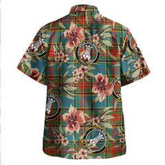 Beaton Ancient Tartan Clan Crest Badge Aloha Hawaiian Shirt Tropical Old Style BH23 Beaton Ancient Tartan Tartan Today
