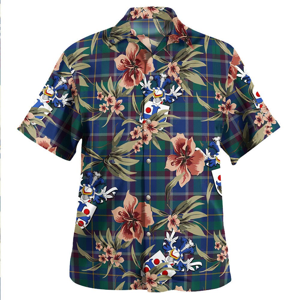 Belfrage (Belfarge) Modern Tartan Clan Crest Badge Aloha Hawaiian Shirt Tropical Old Style WE14 Belfrage (Belfarge) Modern Tartan Tartan Today
