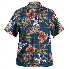 Belfrage (Belfarge) Modern Tartan Clan Crest Badge Aloha Hawaiian Shirt Tropical Old Style WE14 Belfrage (Belfarge) Modern Tartan Tartan Today