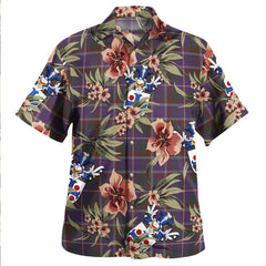 Belfrage (Belfarge) Weathered Tartan Clan Crest Badge Aloha Hawaiian Shirt Tropical Old Style UH82 Belfrage (Belfarge) Weathered Tartan Tartan Today