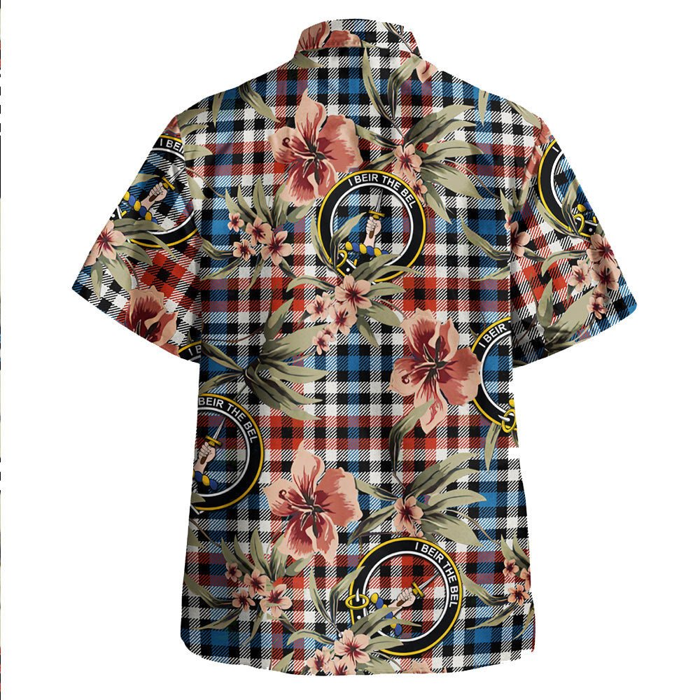 Bell Border (Bell Southern Bell) Ancient Tartan Clan Crest Badge Aloha Hawaiian Shirt Tropical Old Style UR32 Bell Border (Bell Southern Bell) Ancient Tartan Tartan Today