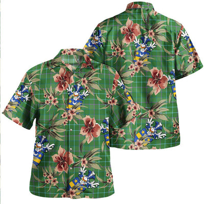Blackwood Ancient Tartan Clan Crest Badge Aloha Hawaiian Shirt Tropical Old Style ZN92
