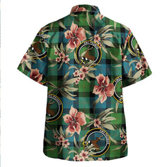 Blair Ancient Tartan Clan Crest Badge Aloha Hawaiian Shirt Tropical Old Style CT62 Blair Ancient Tartan Tartan Today