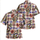 Boswell Dress Modern Tartan Clan Crest Badge Aloha Hawaiian Shirt Tropical Old Style LU47 Boswell Dress Modern Tartan Tartan Today