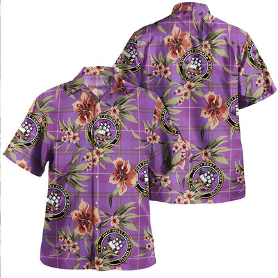 Bryson Ancient Tartan Clan Crest Badge Aloha Hawaiian Shirt Tropical Old Style FO52