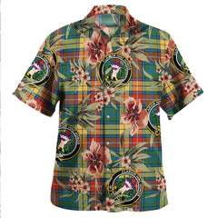 Buchanan Ancient Tartan Clan Crest Badge Aloha Hawaiian Shirt Tropical Old Style MR23 Buchanan Ancient Tartan Tartan Today