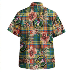 Buchanan Ancient Tartan Clan Crest Badge Aloha Hawaiian Shirt Tropical Old Style MR23 Buchanan Ancient Tartan Tartan Today