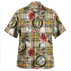 Burns Ancient Tartan Clan Crest Badge Aloha Hawaiian Shirt Tropical Old Style ZS16 Burns Ancient Tartan Tartan Today