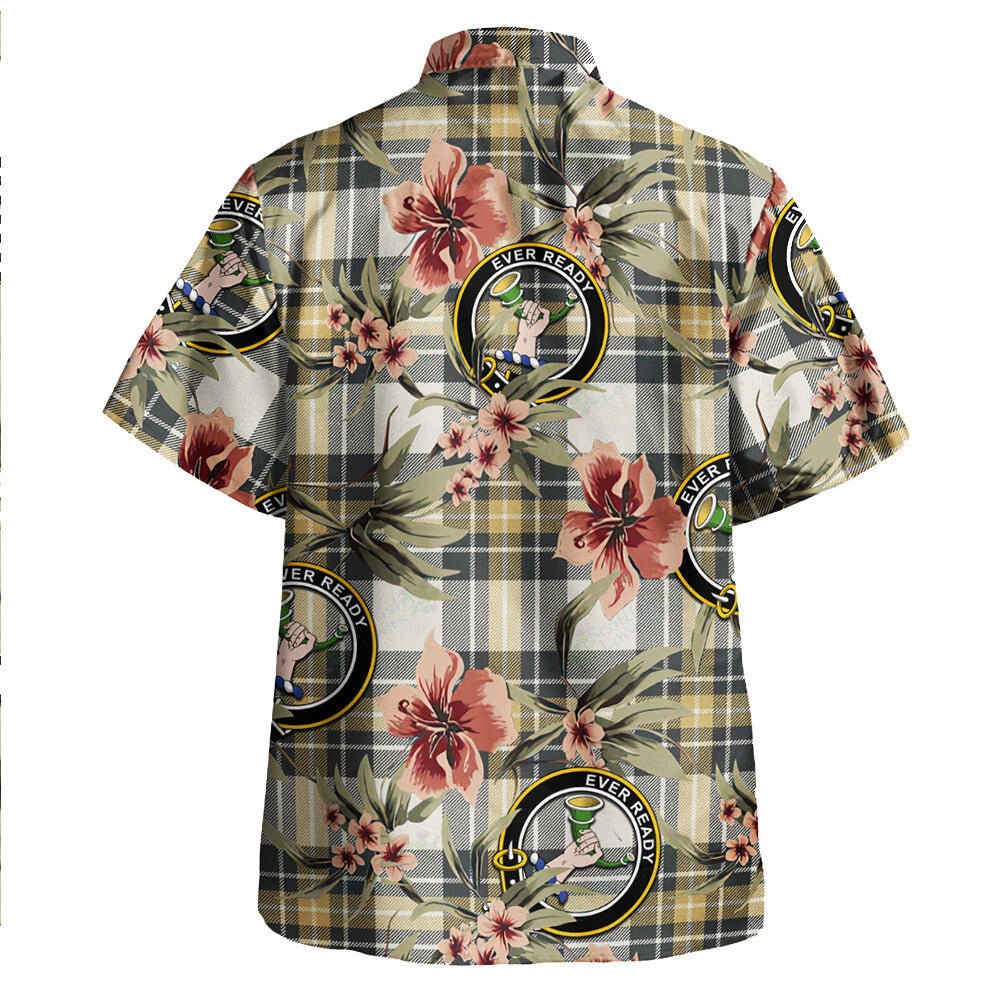 Burns Weathered Tartan Clan Crest Badge Aloha Hawaiian Shirt Tropical Old Style NO97 Burns Weathered Tartan Tartan Today