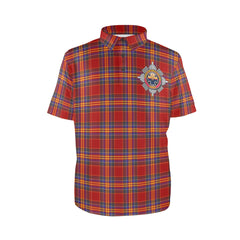 Clan Arizona Fire Service Pipe Band Tartan Polo Shirt Adair Tartan Tartan Polo