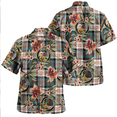 Cameron of Erracht Dress Ancient 2 Tartan Clan Crest Badge Aloha Hawaiian Shirt Tropical Old Style CA77