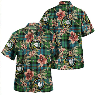 Campbell of Cawdor Ancient 2 Tartan Clan Crest Badge Aloha Hawaiian Shirt Tropical Old Style OO92