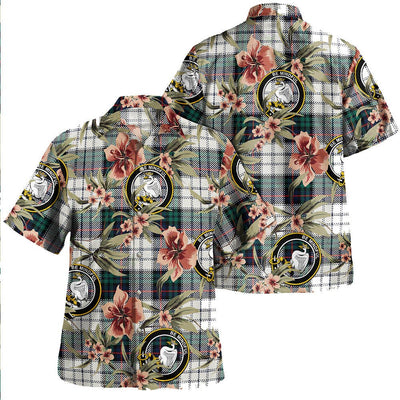 Campbell of Cawdor Dress Modern 2 Tartan Clan Crest Badge Aloha Hawaiian Shirt Tropical Old Style RF28