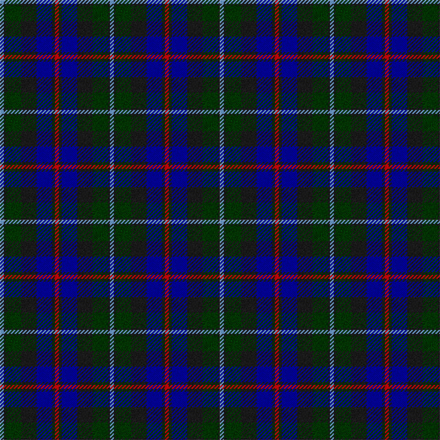 Campbell of Cawdor tartan swatch