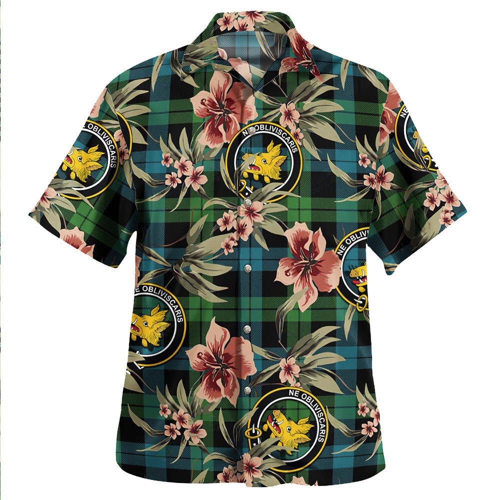 Campbell of Lochawe Ancient 2 Tartan Clan Crest Badge Aloha Hawaiian Shirt Tropical Old Style NM28 Campbell of Lochawe Ancient 2 Tartan Tartan Today