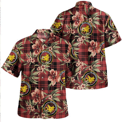 Campbell of Lochlane Ancient 2 Tartan Clan Crest Badge Aloha Hawaiian Shirt Tropical Old Style QW72