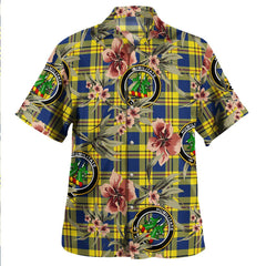 Carlisle (Carlill) Modern Tartan Clan Crest Badge Aloha Hawaiian Shirt Tropical Old Style ZP84 Carlisle (Carlill) Modern Tartan Tartan Today