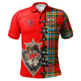 Clan Chattan Clan Tartan Polo Shirt - Lion Rampant And Celtic Thistle Style YB31 Chattan Tartan Tartan Tartan Polo