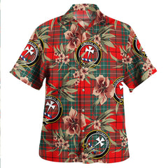 Cheyne Tartan Clan Crest Badge Aloha Hawaiian Shirt Tropical Old Style UF56 Cheyne Tartan Tartan Today