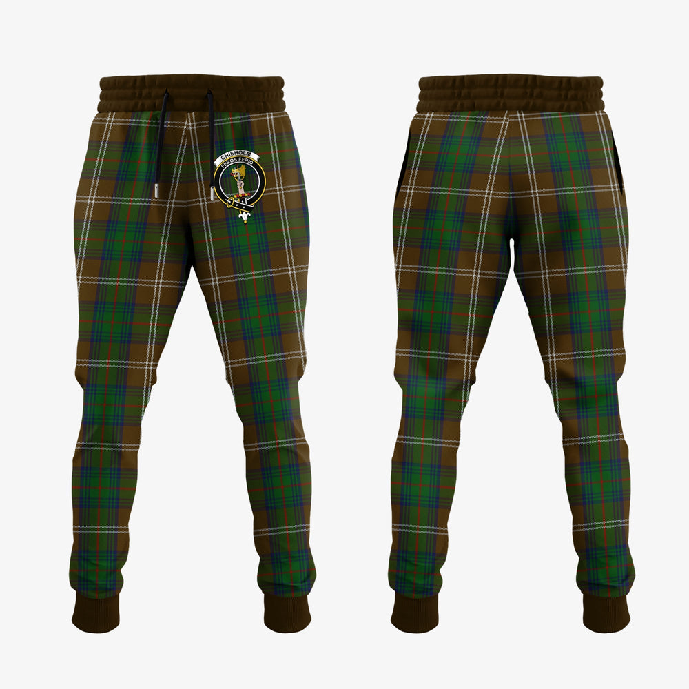 Clan Chisholm Hunting Tartan Crest Jogger Sweatpants YK79 Clan Chisholm Tartan Today