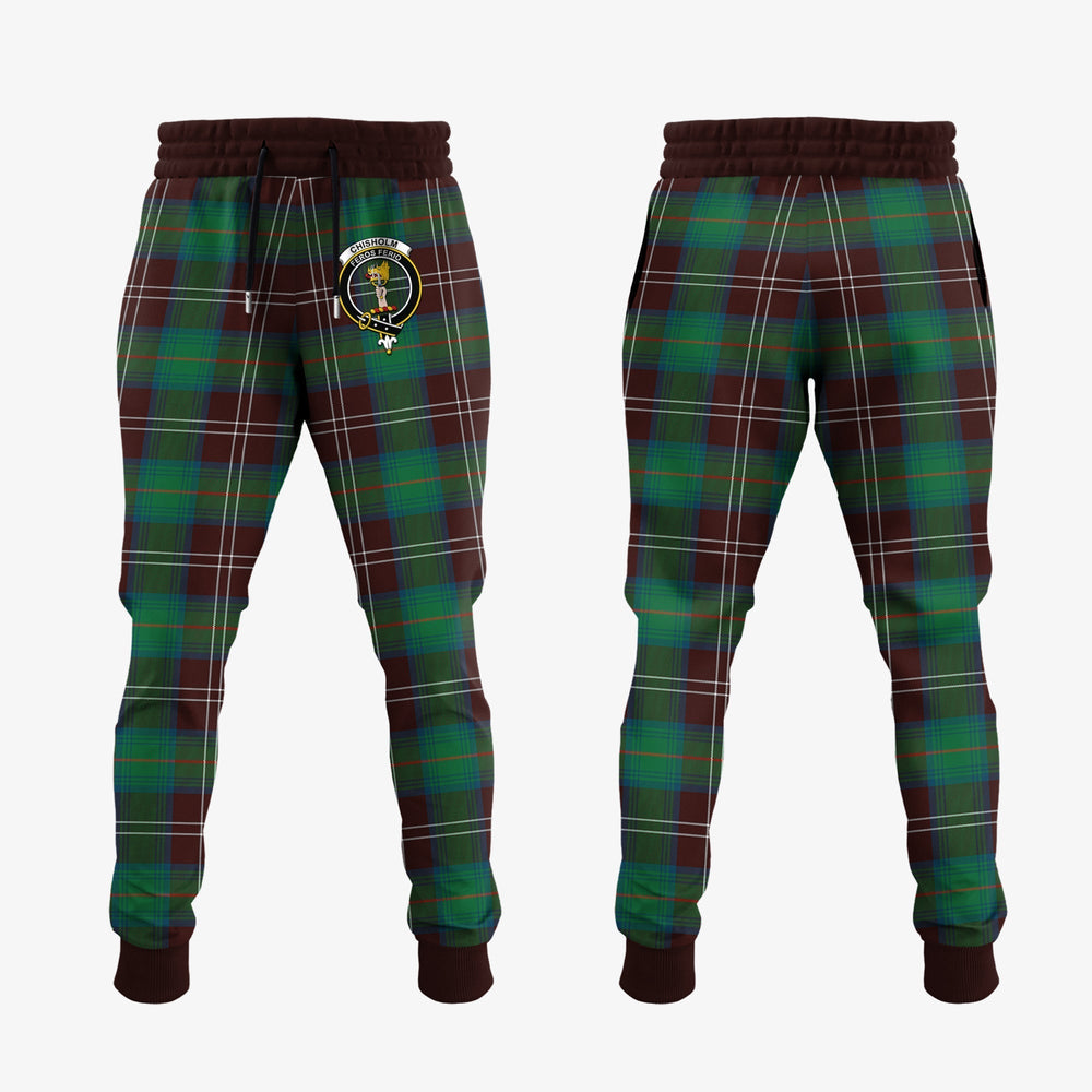 Clan Chisholm Hunting Ancient Tartan Crest Jogger Sweatpants LN69 Clan Chisholm Tartan Today
