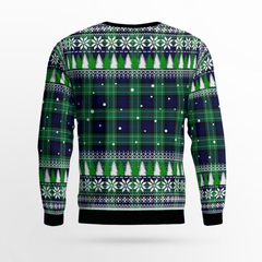 Clan Abercrombie Modern Crest Tartan Christmas Ugly Sweater FC42 Abercrombie Modern Crest Tartan Tartan Ugly Sweater
