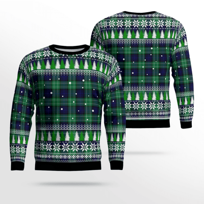 Clan Abercrombie Modern Tartan Christmas Ugly Sweater HG84