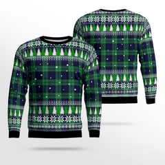 Clan Abercrombie Modern Tartan Christmas Ugly Sweater HG84 Abercrombie Modern Tartan Tartan Ugly Sweater