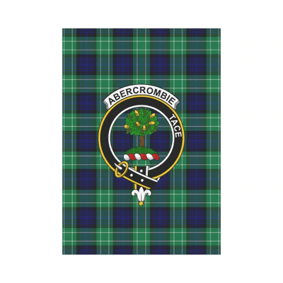 Clan Abercrombie Tartan Crest Garden Flag BQ47