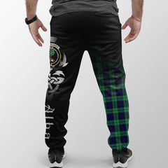 Clan Abercrombie Tartan Crest Jogger Sweatpants  Alba Celtic Style XN37 Clan Abercrombie Tartan Today