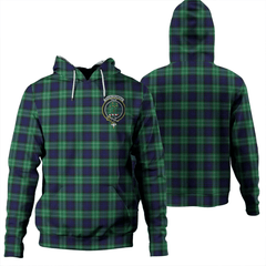 Clan Abercrombie Tartan Hoodie Crest 88UCTB0I-1 Abercrombie Tartan Hoodies