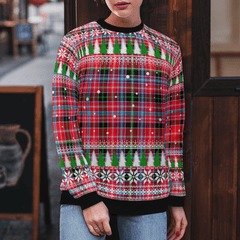 Clan Aberdeen District Tartan Christmas Ugly Sweater MW62 Aberdeen District Tartan Tartan Ugly Sweater