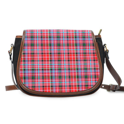 Clan Aberdeen District Tartan Saddle Handbags QF57
