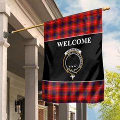 Clan Abernethy Tartan Crest Black Garden Flag XR16 Clan Abernethy Tartan Today