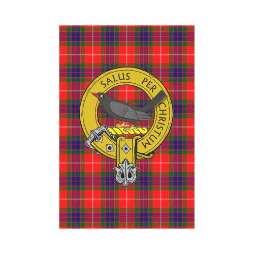 Clan Abernethy Tartan Crest Garden Flag