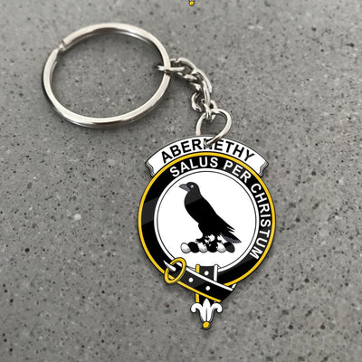 Clan Abernethy Tartan Crest Keychain KT38