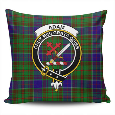 Clan Adam Tartan Crest Pillow Cover XQ17
