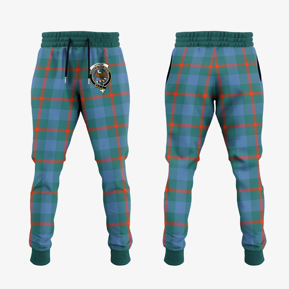 Clan Agnew Ancient Tartan Crest Jogger Sweatpants OH17 Clan Agnew Tartan Today
