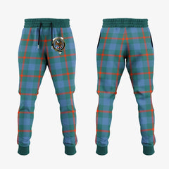 Clan Agnew Ancient Tartan Crest Jogger Sweatpants OH17 Clan Agnew Tartan Today