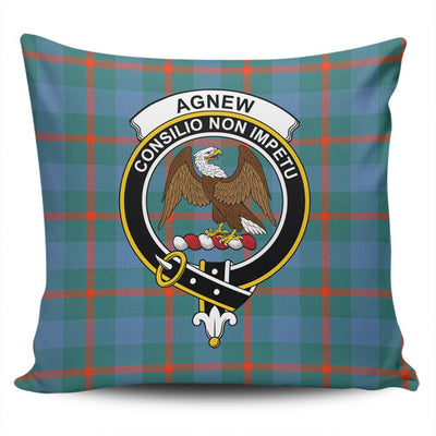 Clan Agnew Ancient Tartan Crest Pillow Cover MW92