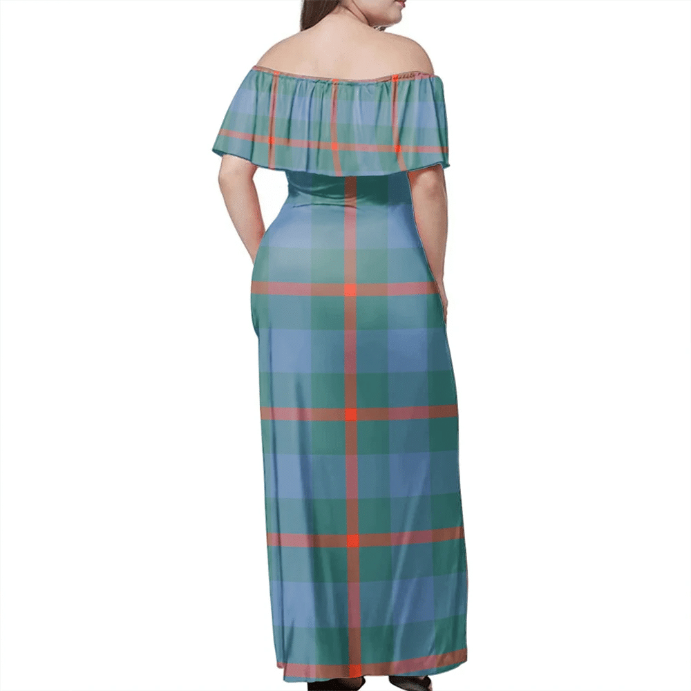 Clan Agnew Ancient Tartan Hawaii Dress IK16 Clan Agnew Tartan Hawaii Dress