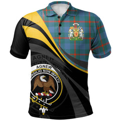 Clan Agnew Ancient Tartan Polo Shirt - Royal Coat Of Arms Style IL27 Agnew Ancient Tartan Tartan Polo