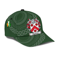 Clan Agnew Coat Of Arms - Irish Family Crest St Patrick's Day Classic CapHT49 Classic Cap - Agnew Coat Of Arms St Patrick's Day Classic Cap Irish Cap