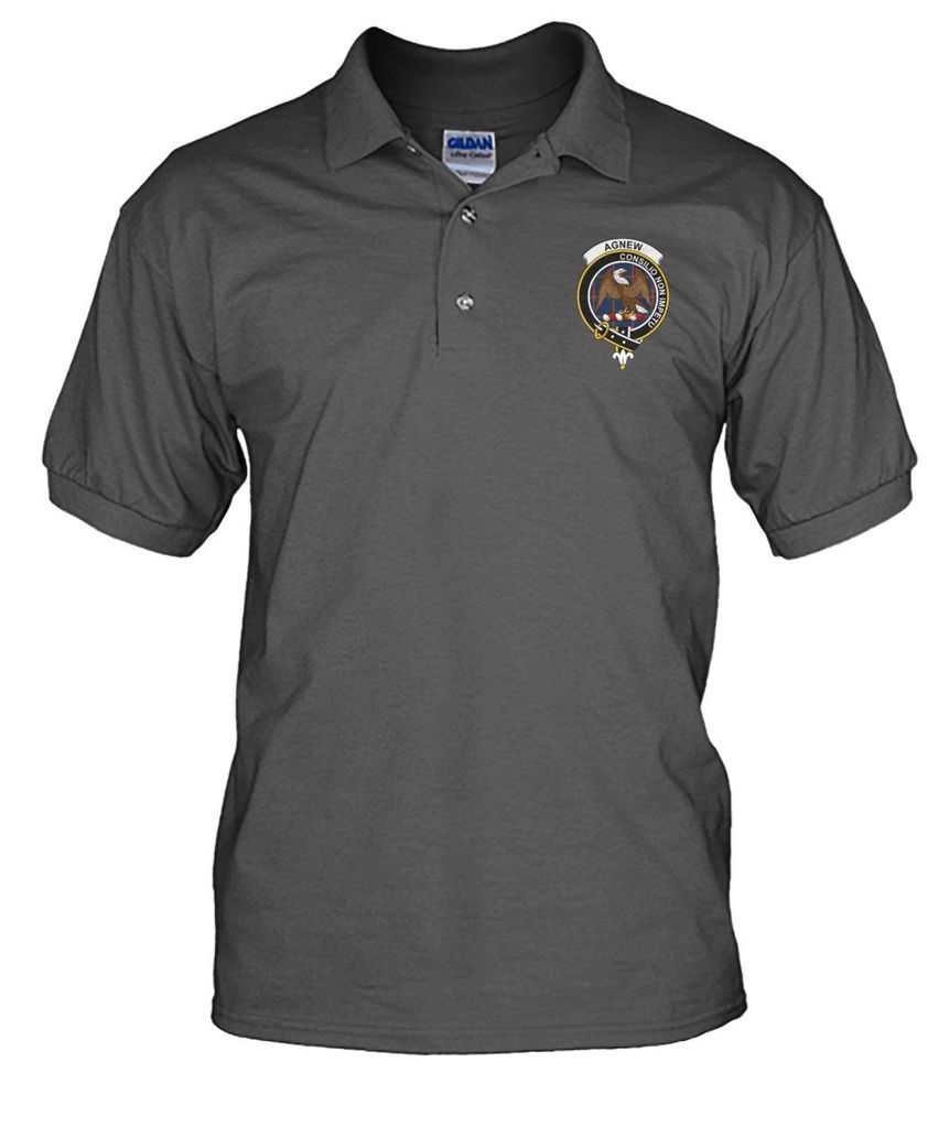 Clan Agnew Family Crest Polo T-Shirt XX49 Agnew Tartan Tartan Polo