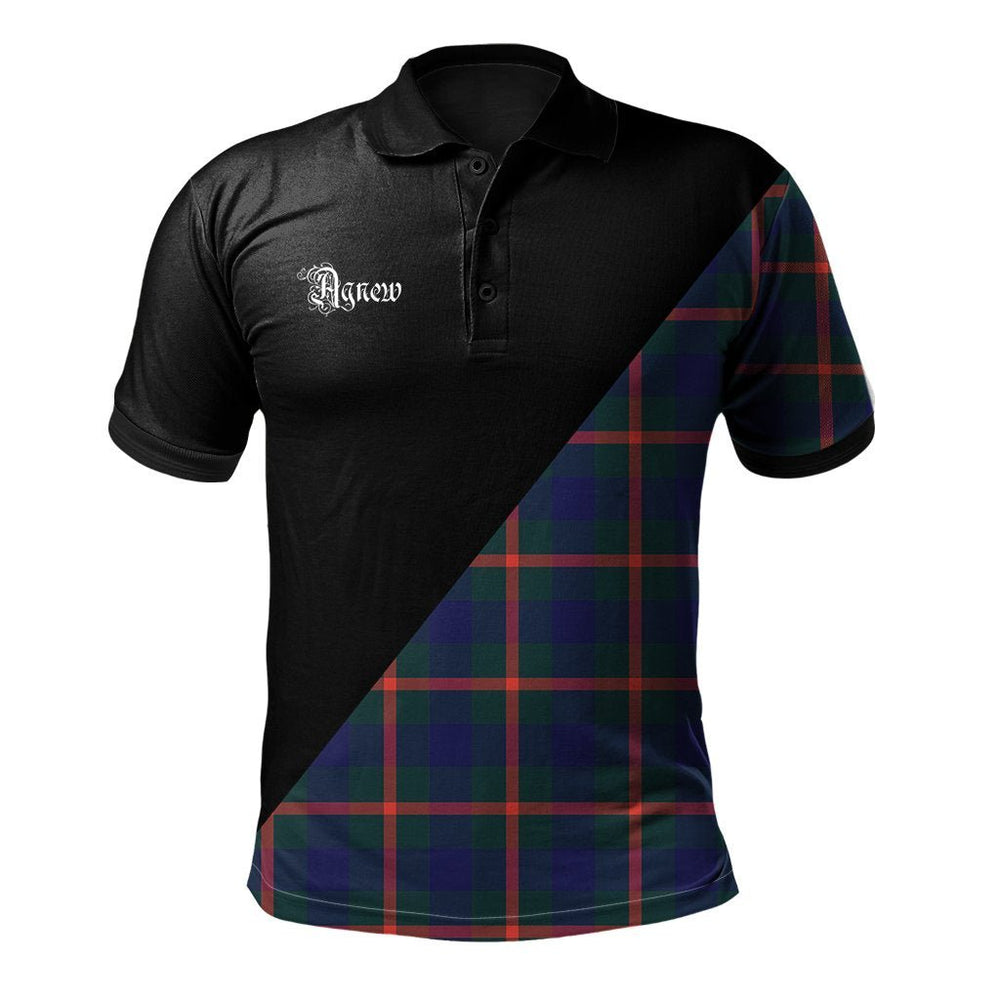 Clan Agnew Modern Clan - Military Polo Shirt EH58 Agnew Modern Tartan Tartan Polo